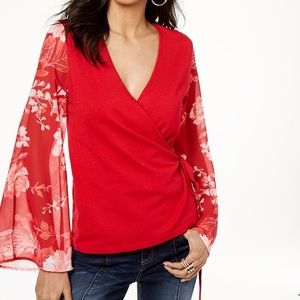 Internacional Concepts wrap sweater